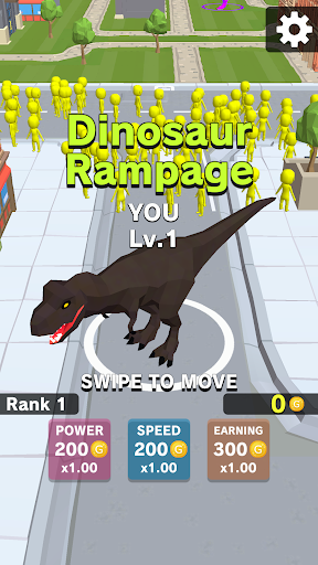Dinosaur Rampage screenshot 1
