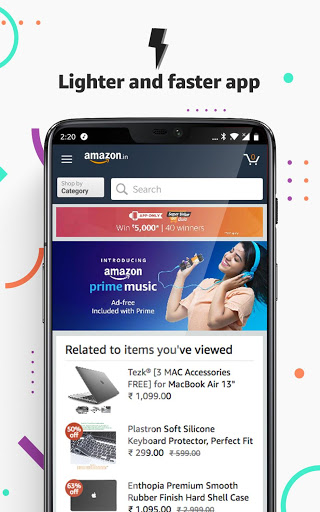 Amazon India screenshot 1