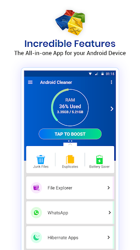 Android Cleaner Optimizer screenshot 1