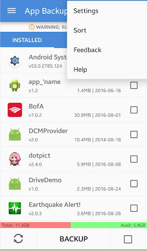 App Backup and Restore screenshot 3
