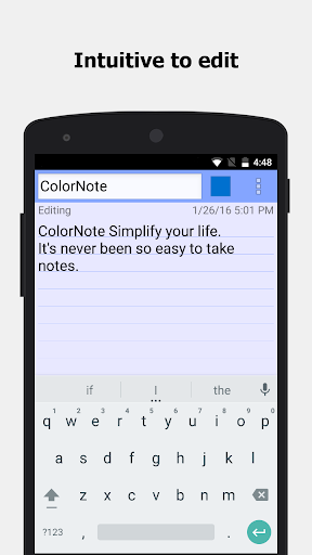ColorNote Notepad screenshot 3