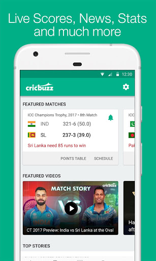 Cricbuzz Cricket Scores and News screenshot 1