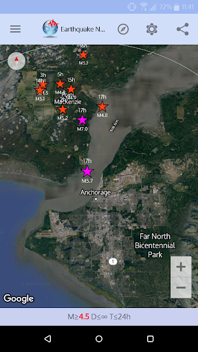 Earthquake Network screenshot 1