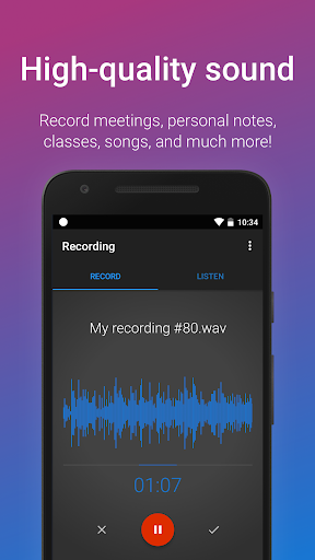Easy Voice Recorder screenshot 2