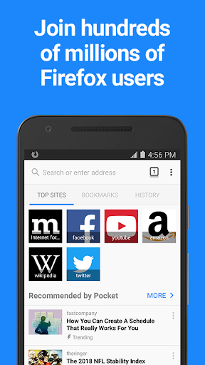 Firefox Beta screenshot 1