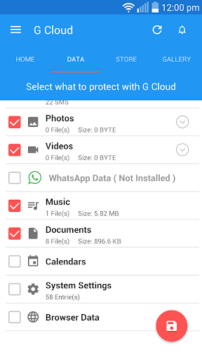 G Cloud Backup screenshot 3