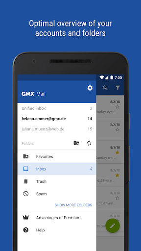 GMX - Mail and Cloud screenshot 2