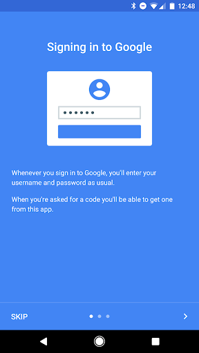 Google Authenticator screenshot 2