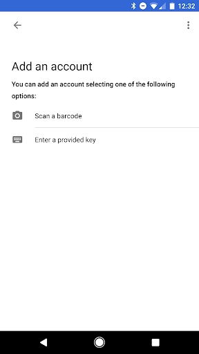 Google Authenticator screenshot 3