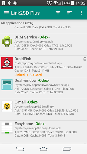 Link2SD screenshot 1