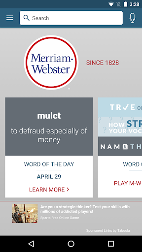 Merriam-Webster Dictionary screenshot 1