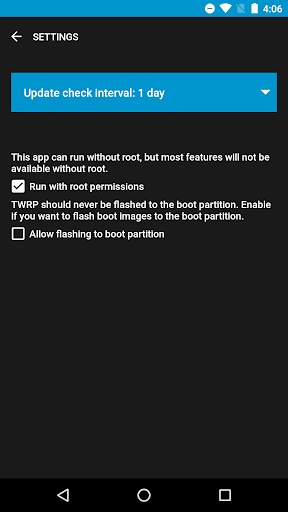 Official TWRP App screenshot 3
