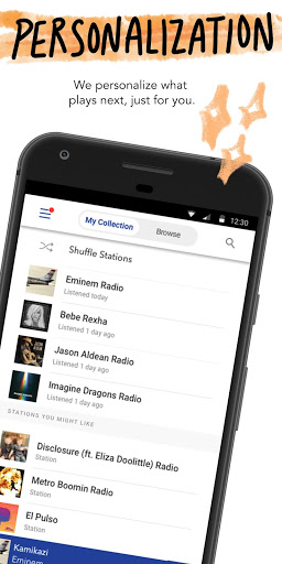 Pandora screenshot 3
