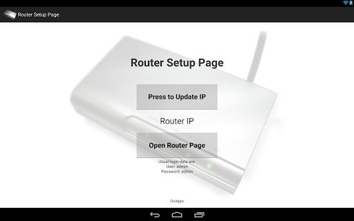 Router Setup Page screenshot 2