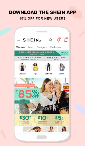 SHEIN Online Store screenshot 1