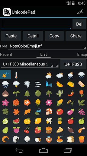 Unicode Pad screenshot 2