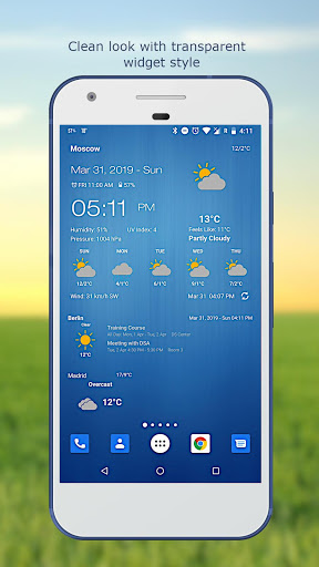 Weather and Clock Widget screenshot 3